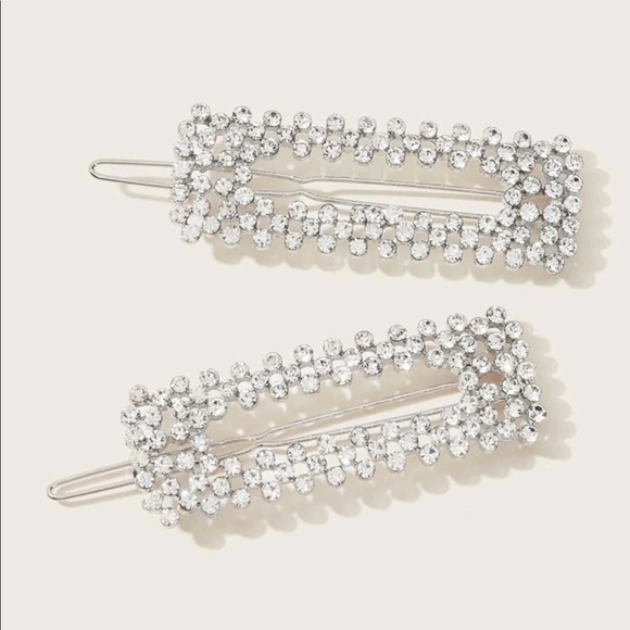 Rhinestone Hair Pin Set - Picture 2 of 3